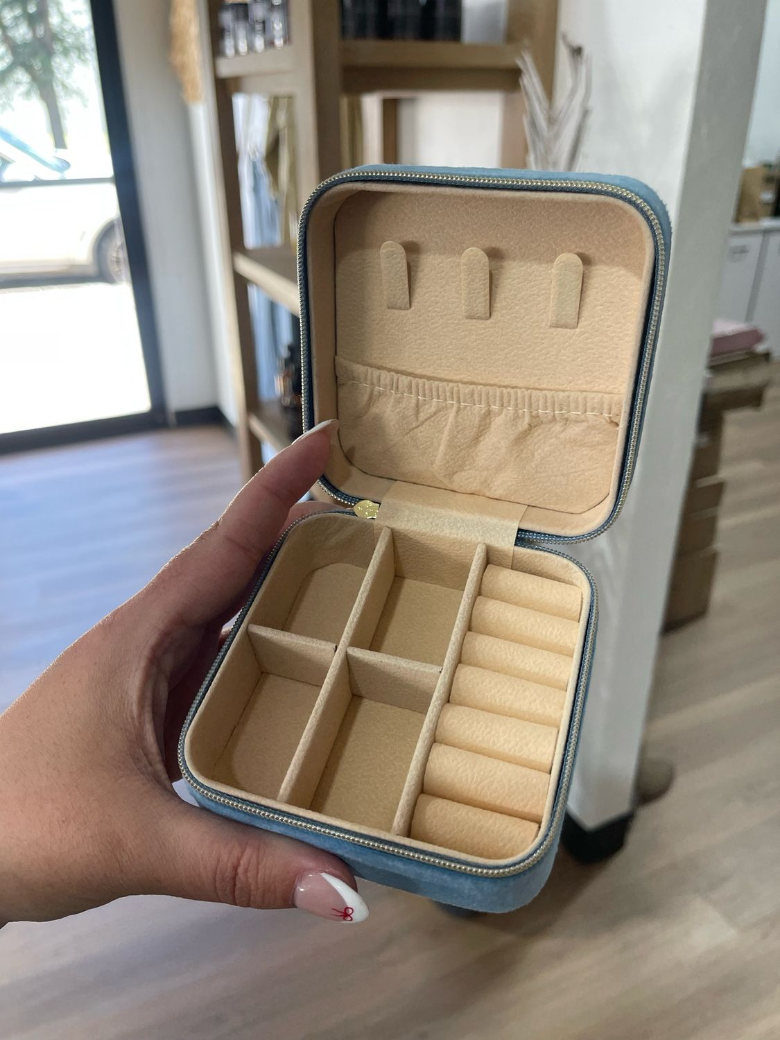 Plush Jewelry Travel Box