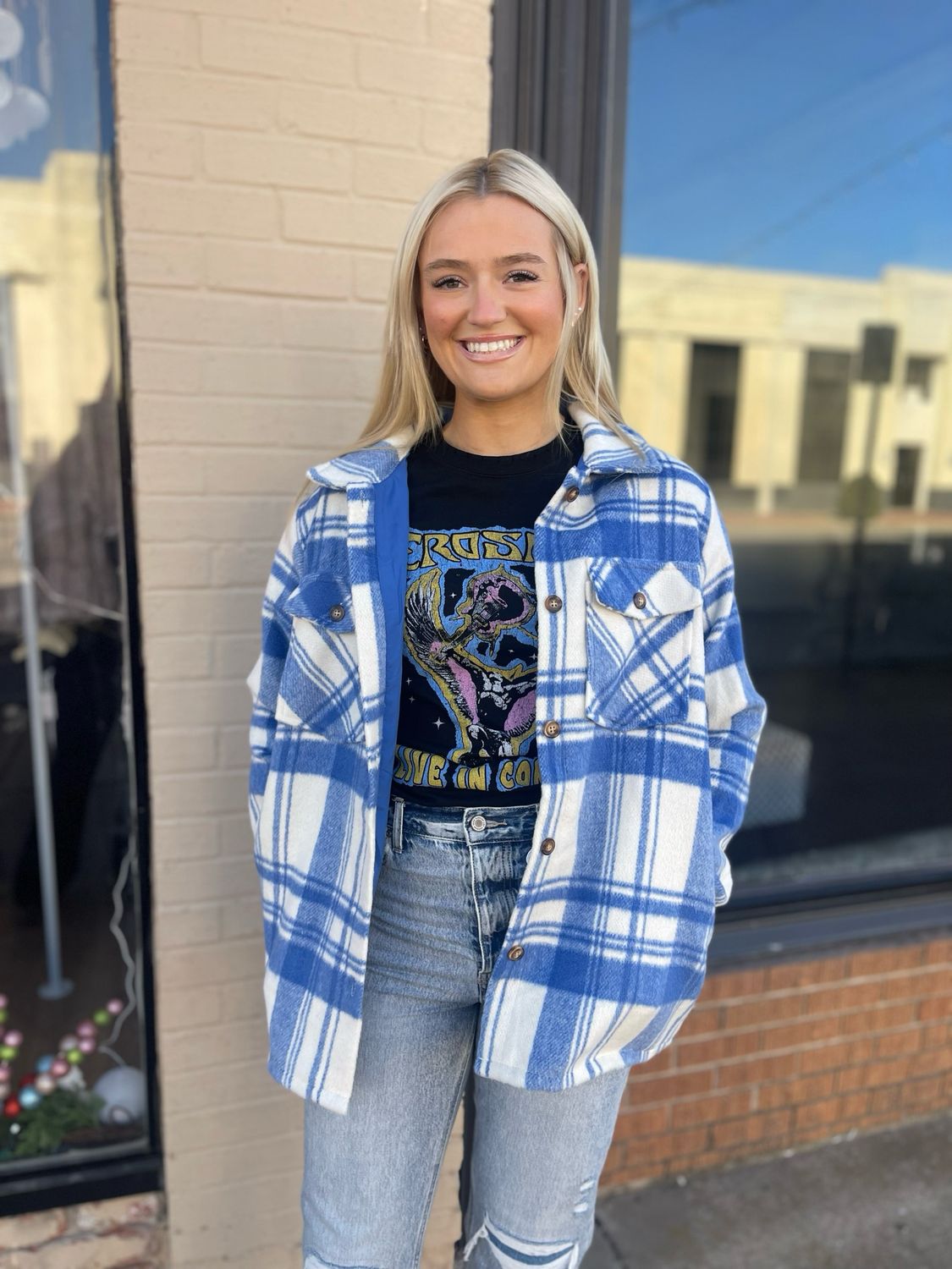 Thick Plaid Jacket