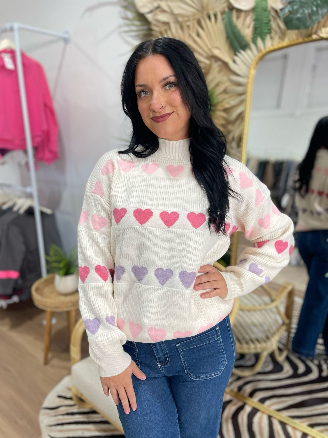 Candy Heart Sweater