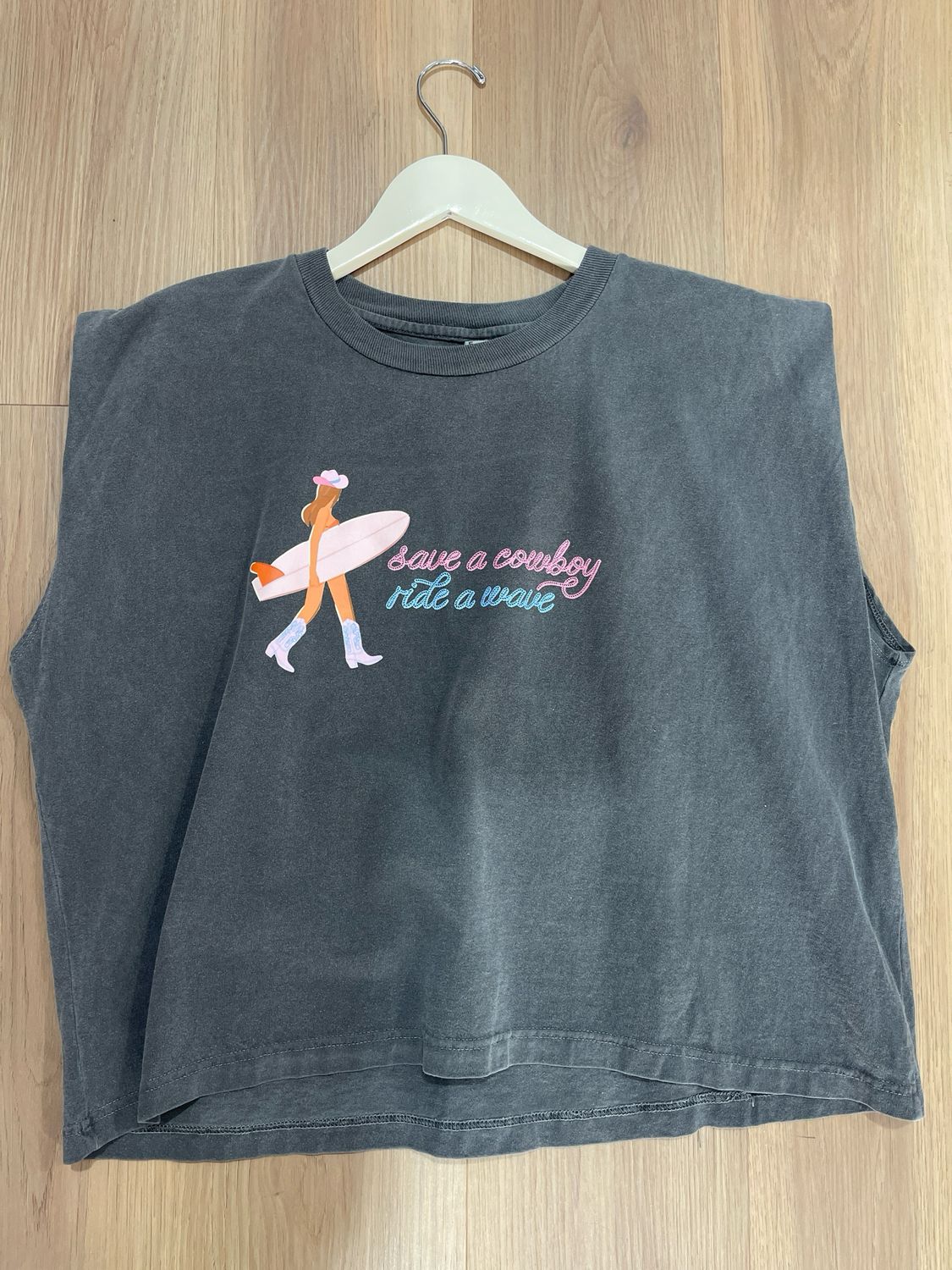 Save a Cowboy Ride a Wave Tee