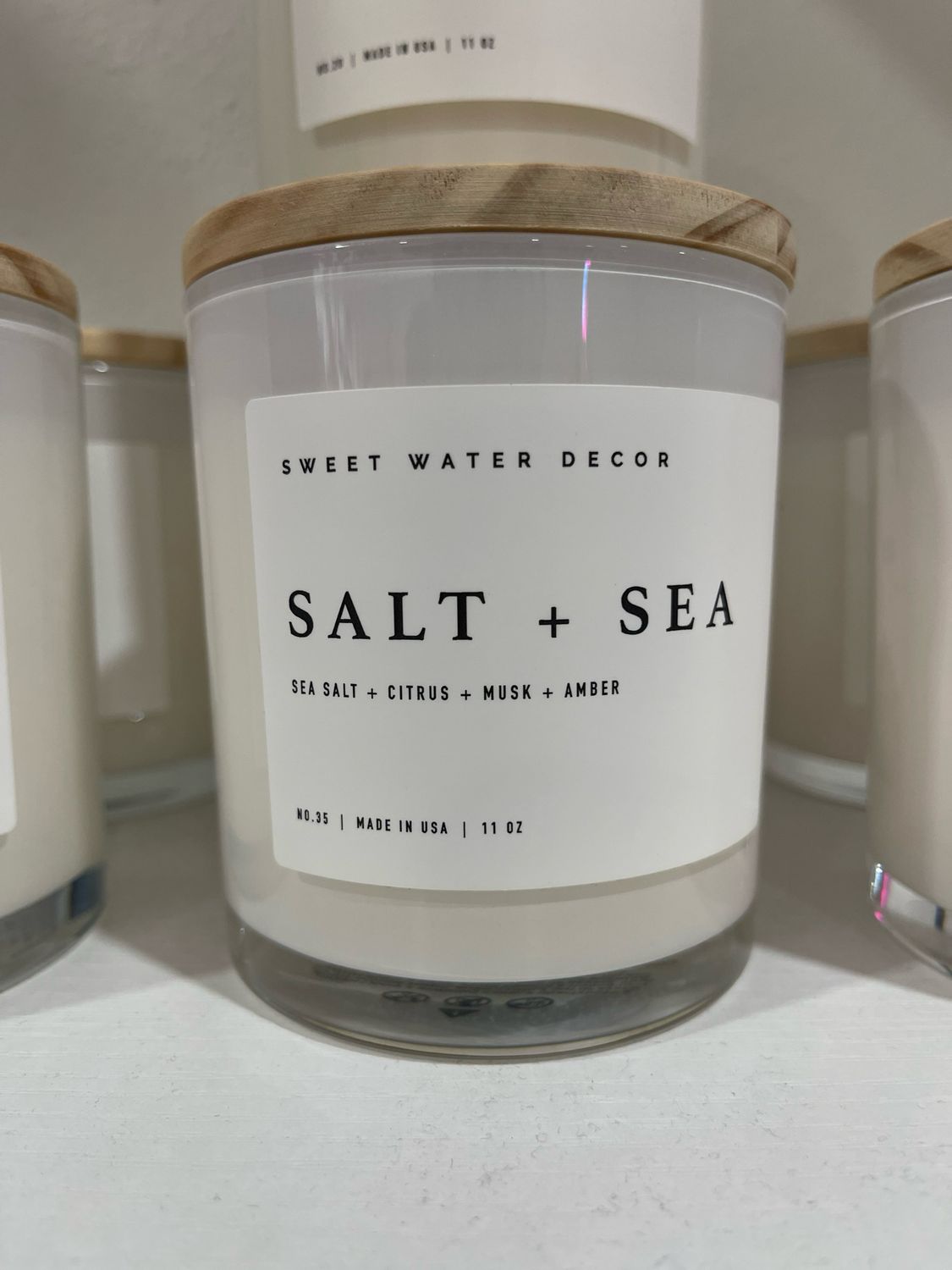 Salt and Sea Candle