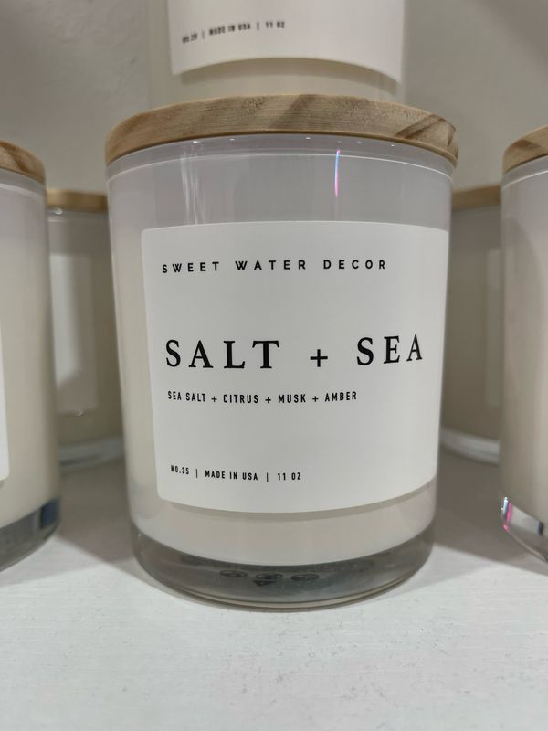 Salt and Sea Candle