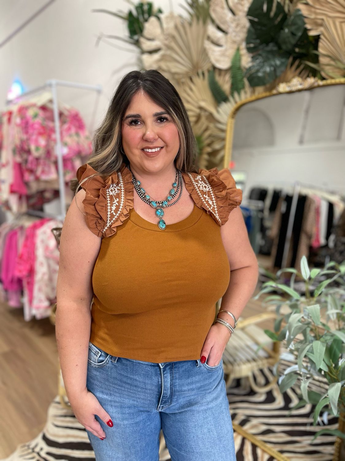 Lorrie Ruffle Top