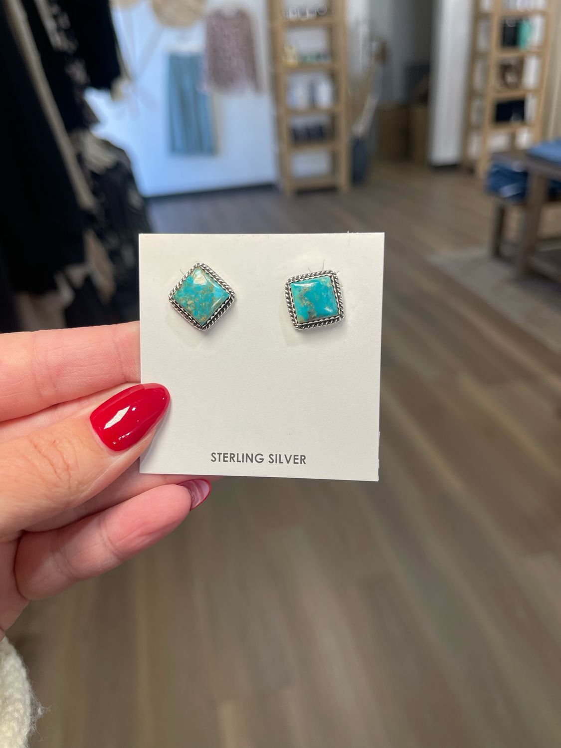 Hada Collection Square Earring
