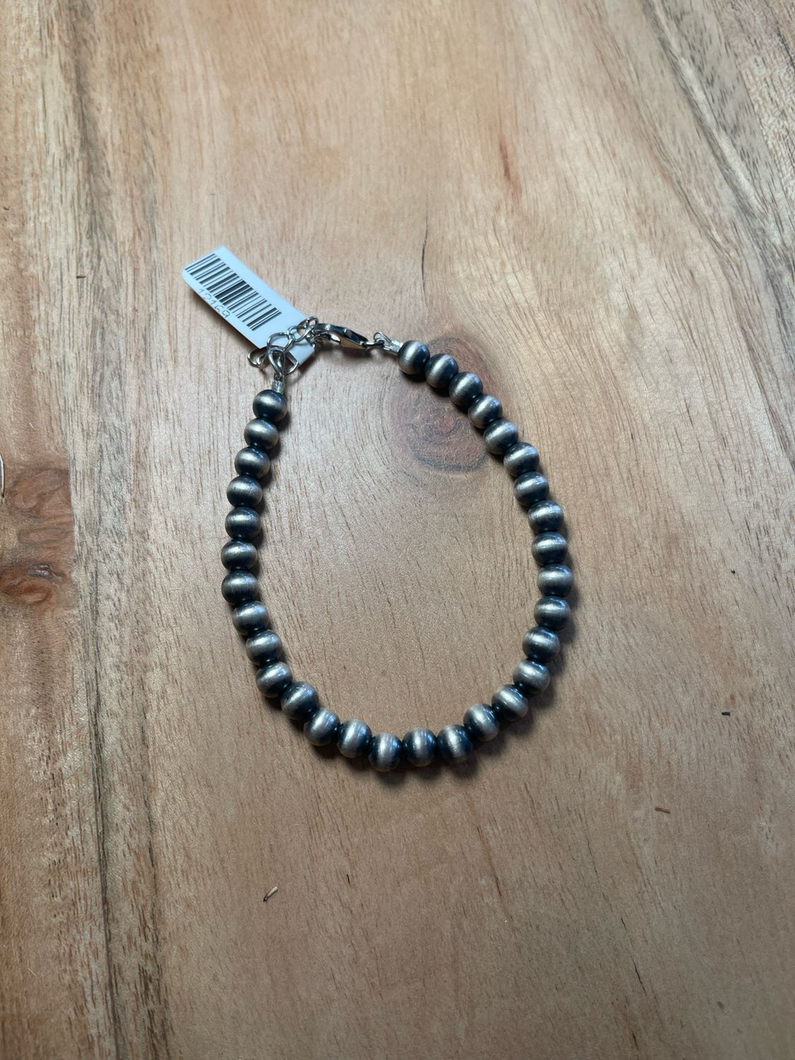 6mm 6.5&quot; Pearl Bracelet