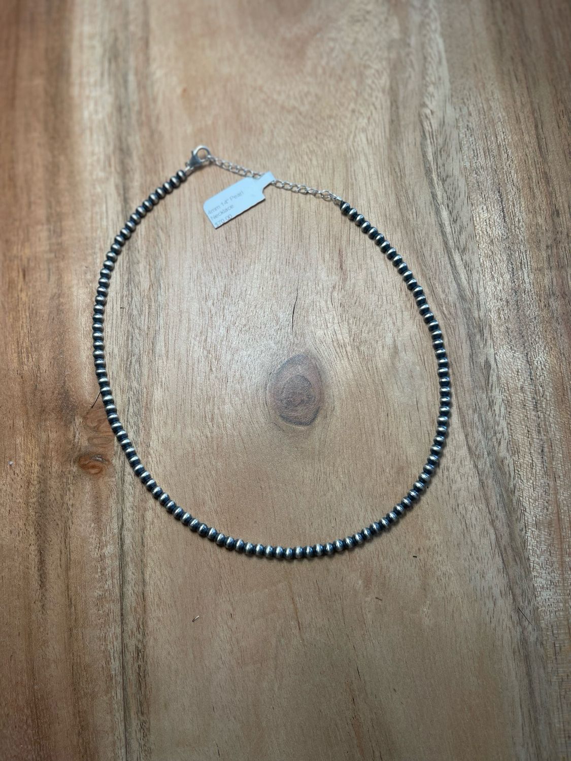 4mm 14&quot; Pearl Necklace