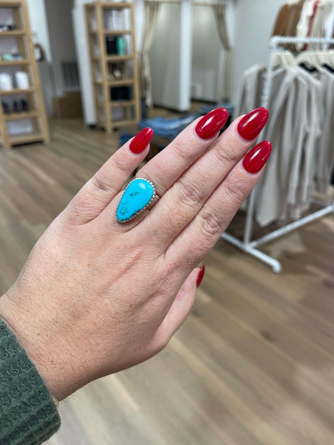 JM Designs 12ct Turquoise Ring