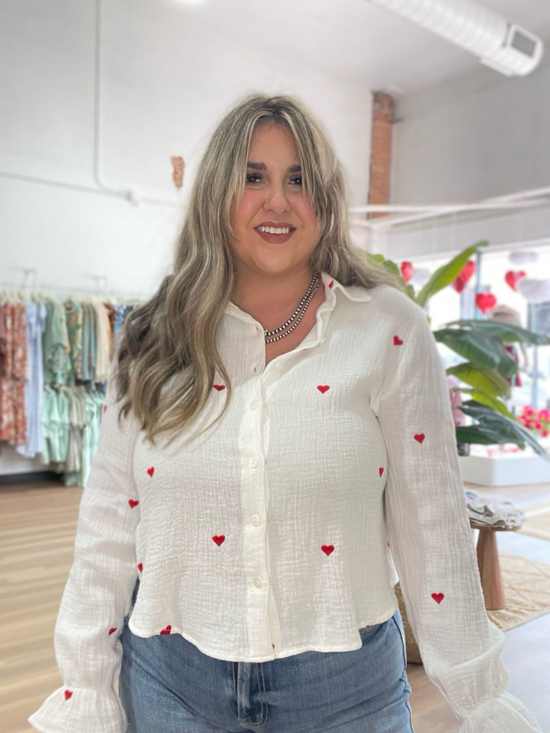 Be Mine Button Up