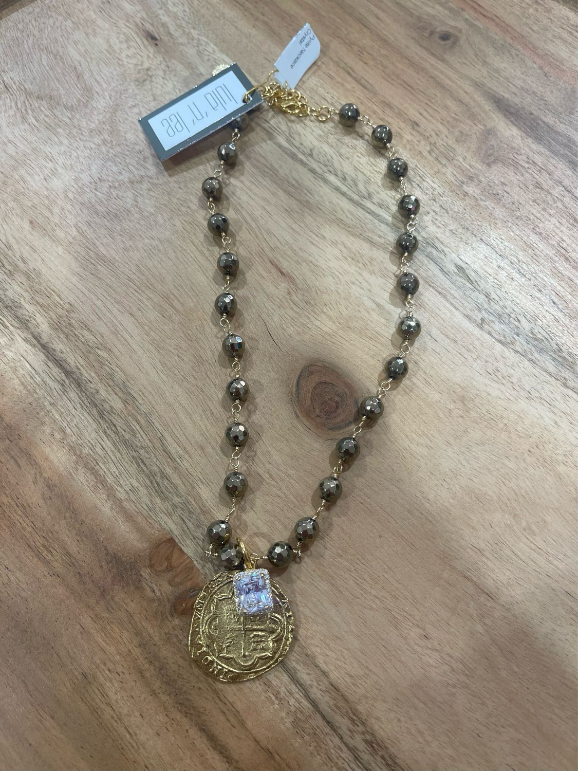 Pyrite Necklace Crystal