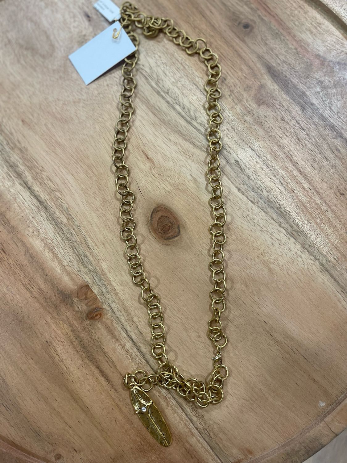 34&quot; Antique Gold Necklace