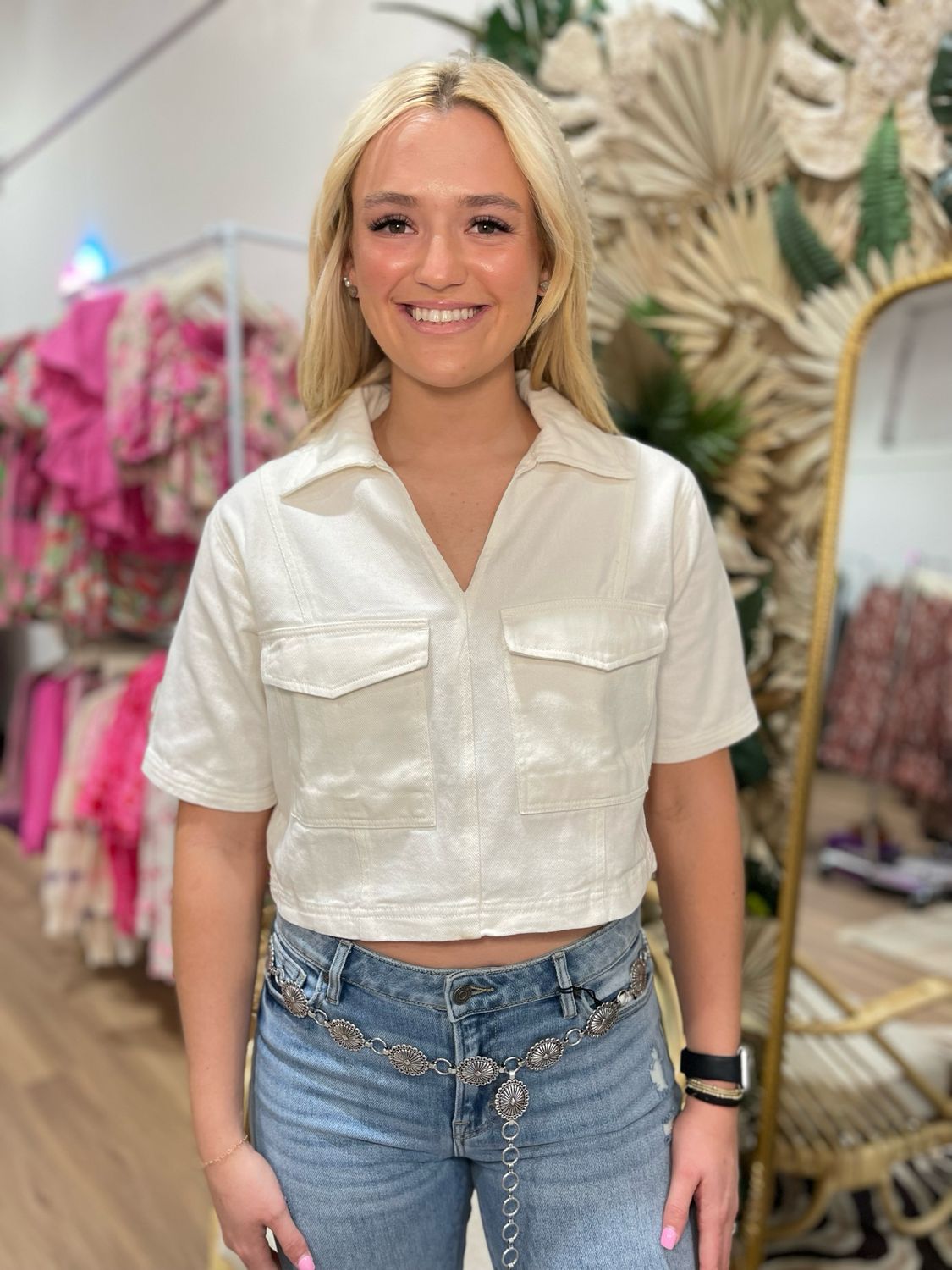 Top Shelf Crop Top