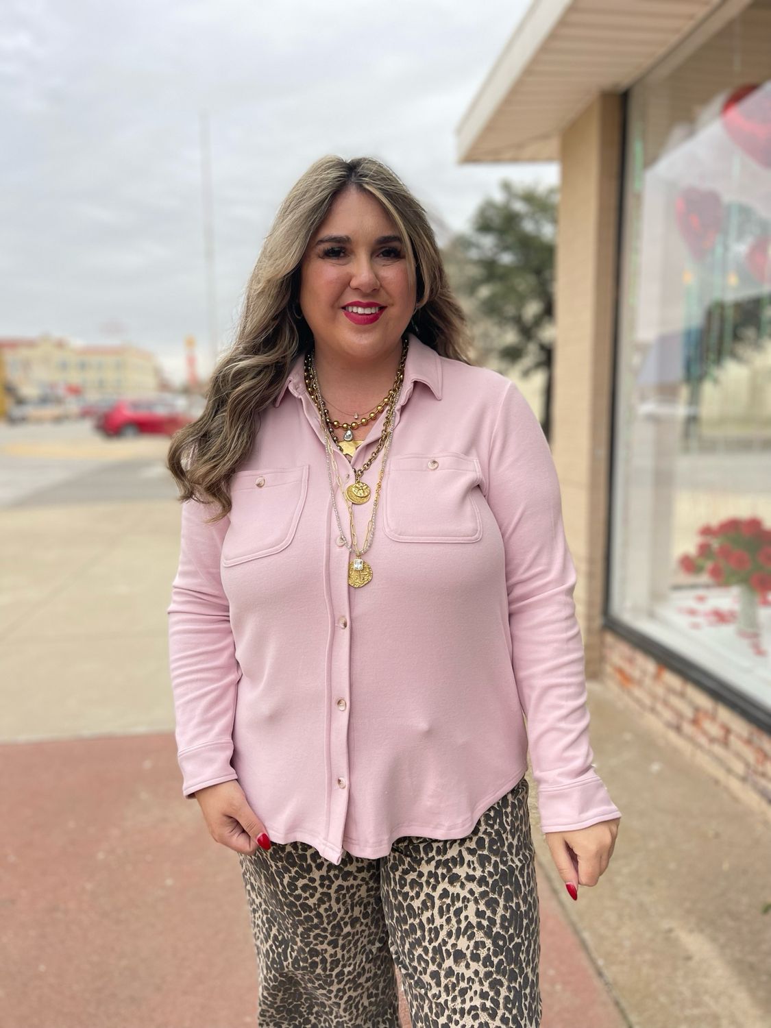 Whirlwind Soft Button Up