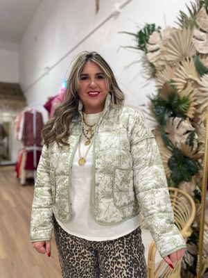 Floral Quilted Jacket