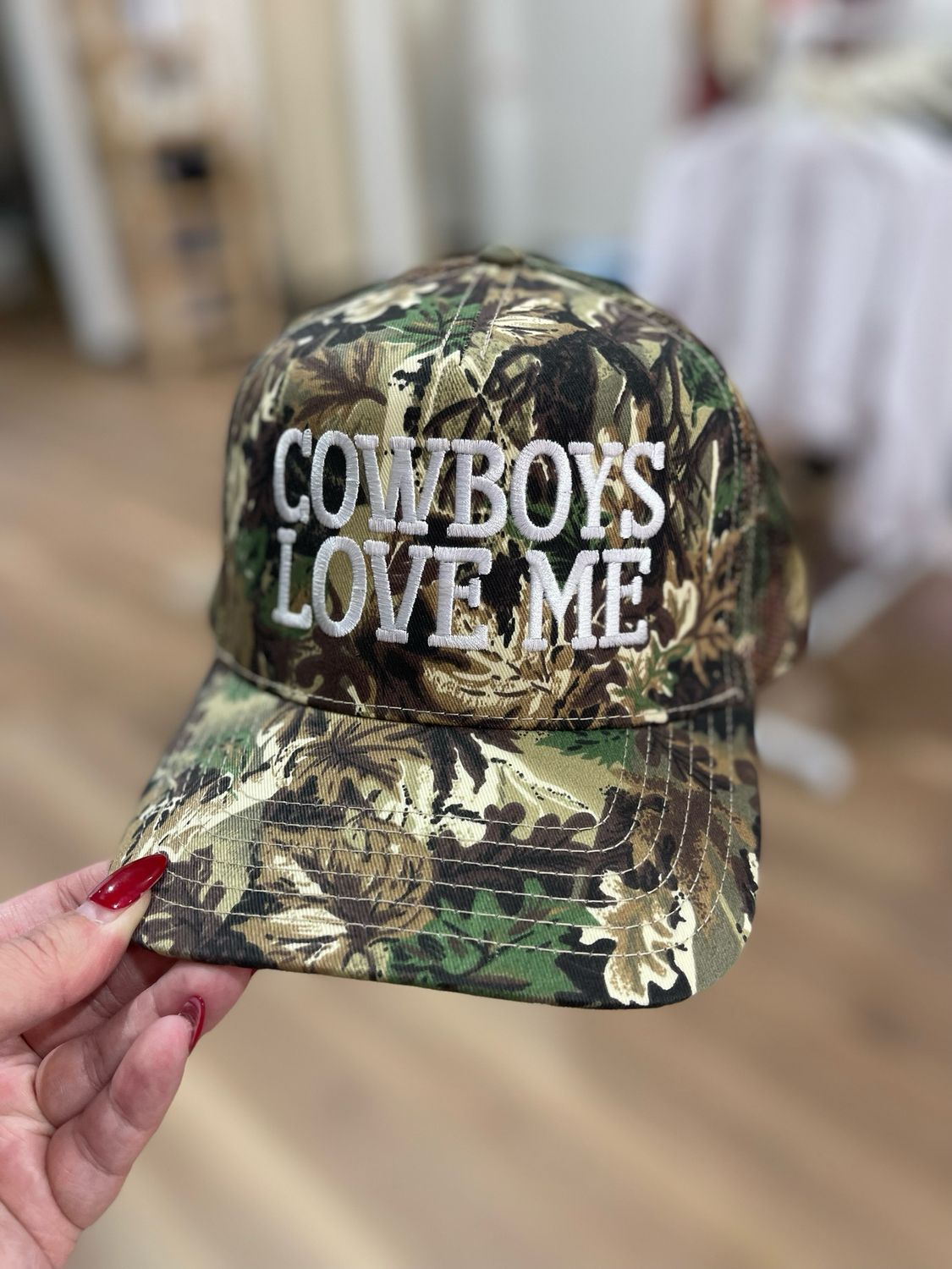 Cowboys Camo Trucker Hat