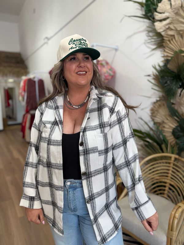 Plaid Oversized Shacket