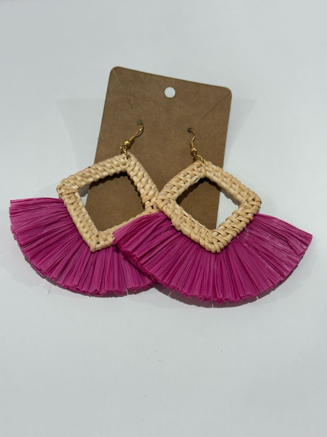 Raffia Earrings