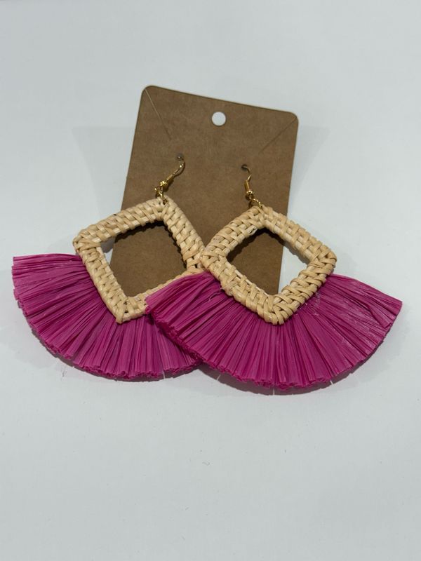 Raffia Earrings