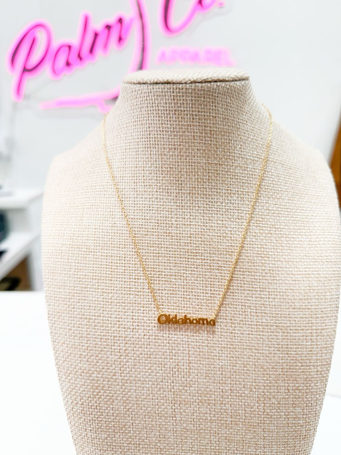 Oklahoma Gold Necklace