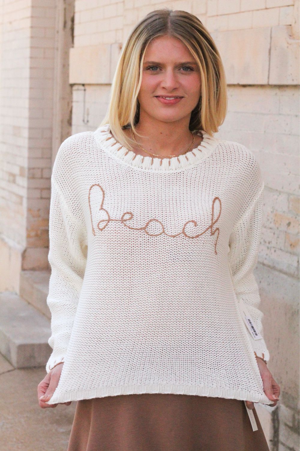 Beach sweater