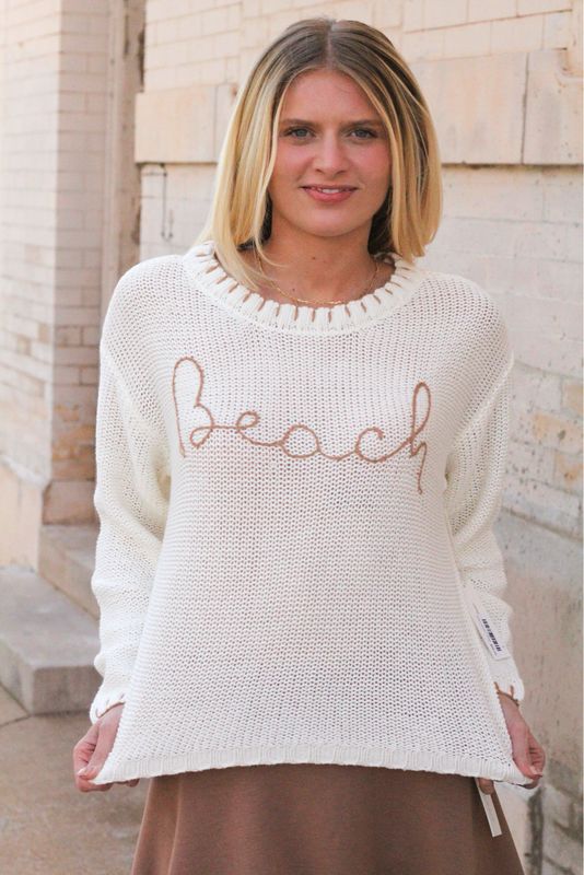 Beach sweater