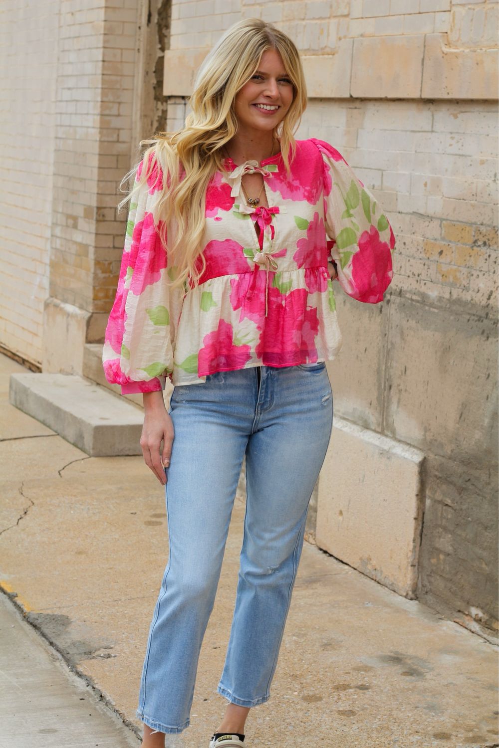 Summertime Roses Top