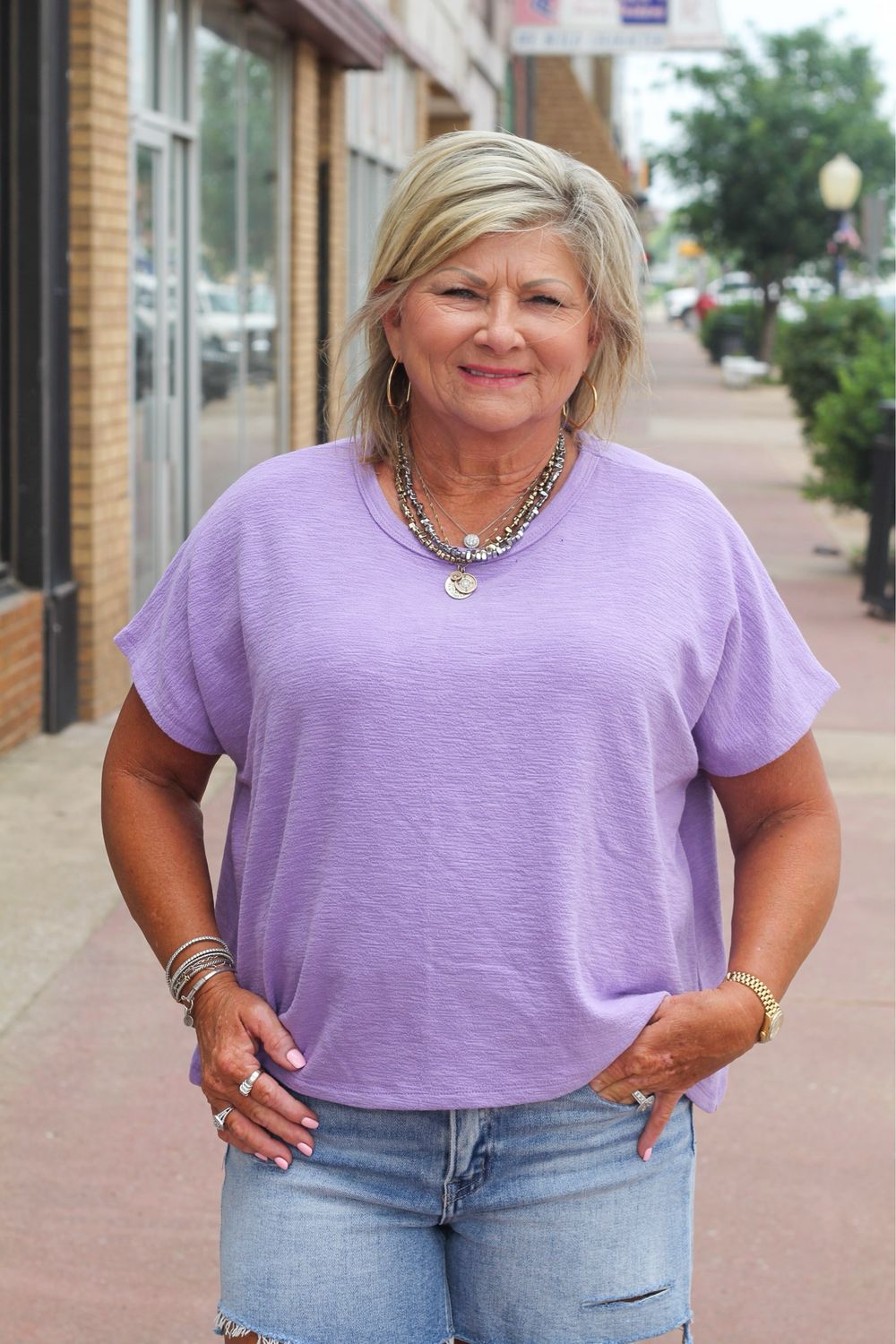 Oversized Slub Tee