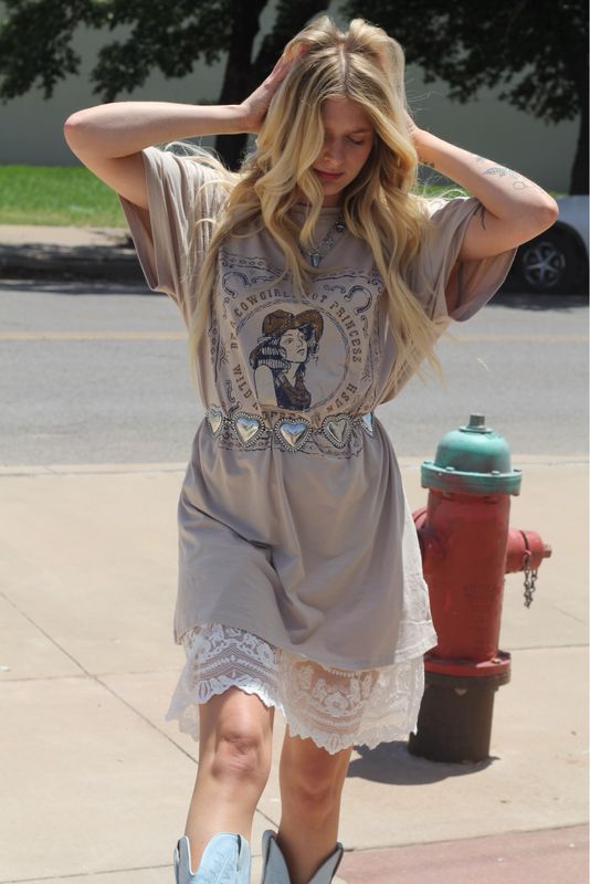 Cowgirl Tshirt Dress
