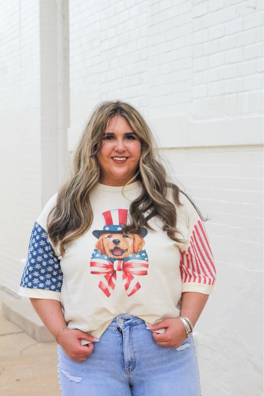 Americana Puppy Graphic