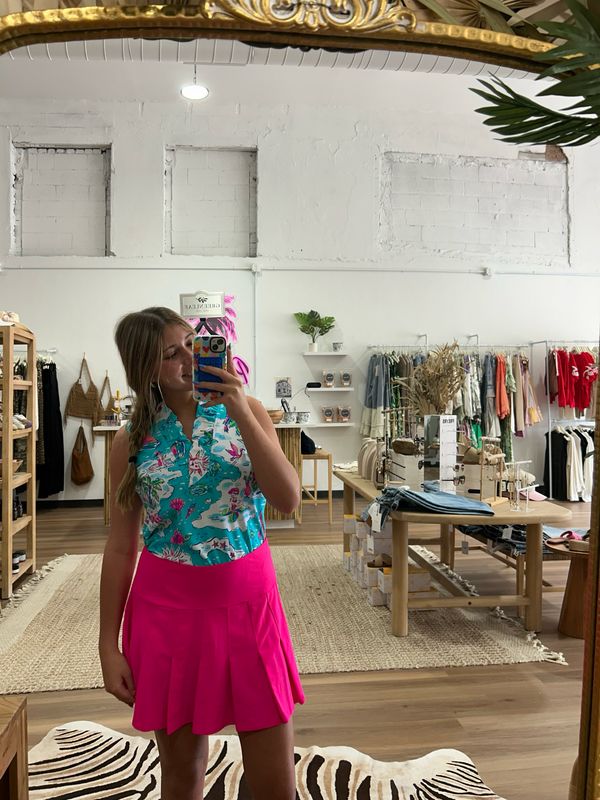 Caryn Pleated Skort