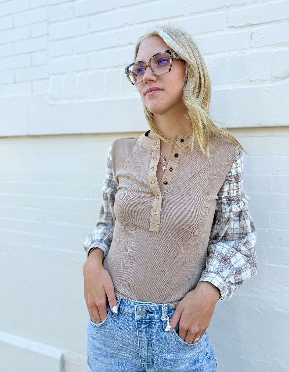 Broadway Flannel Top