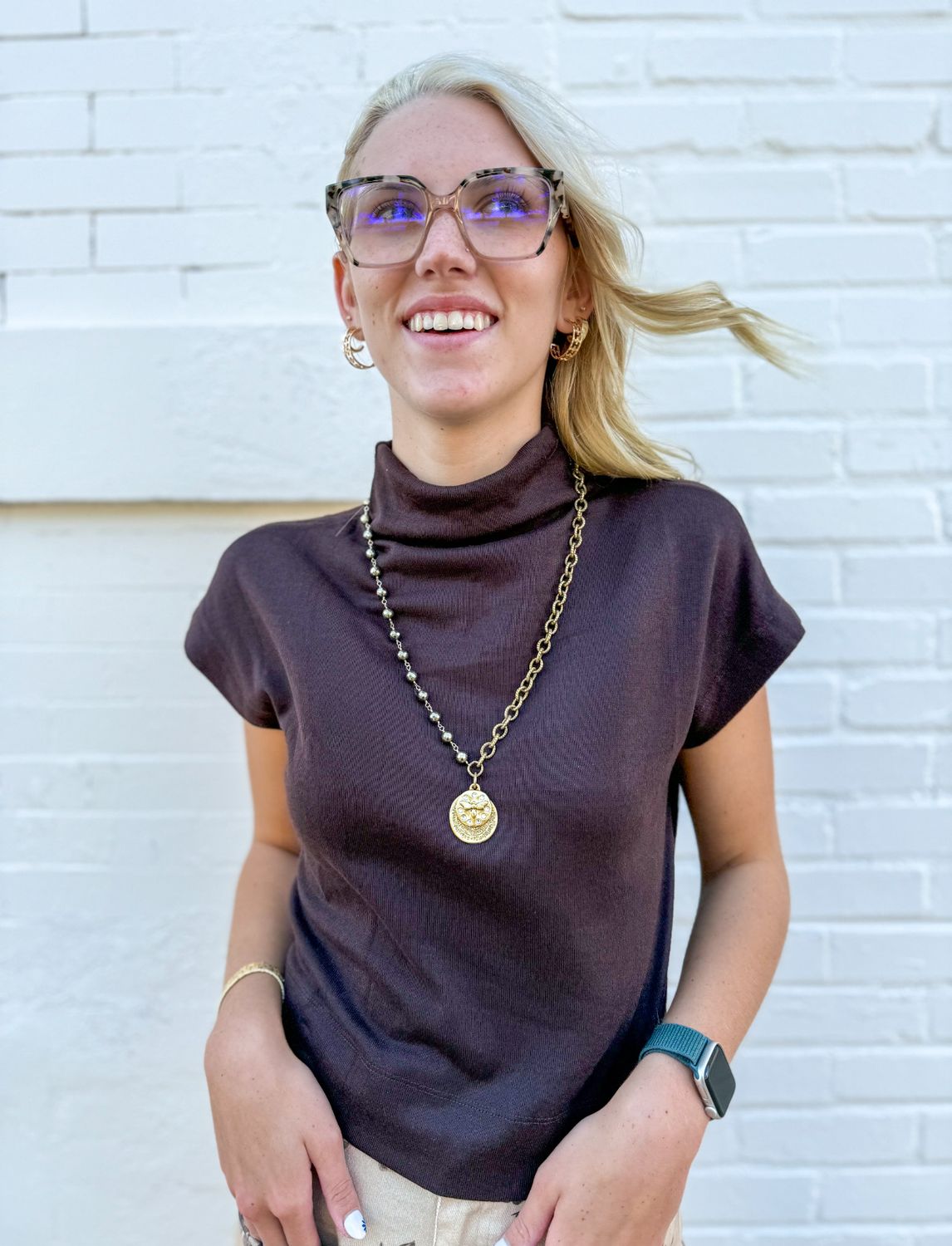 Mockneck Jackie Top