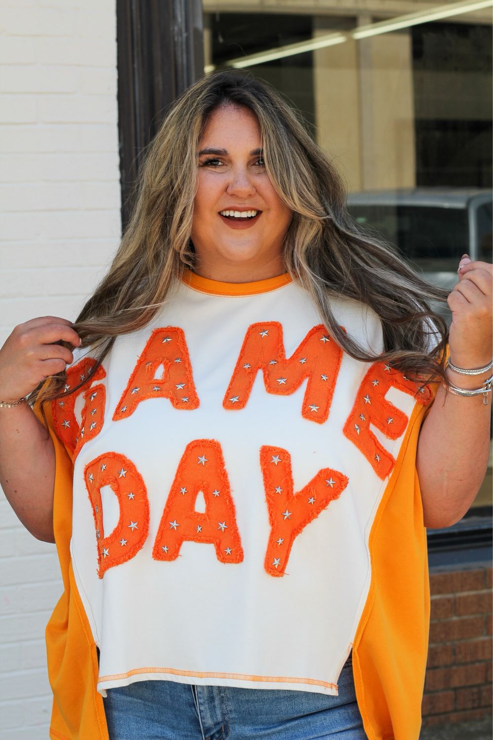 Game Day Orange Top