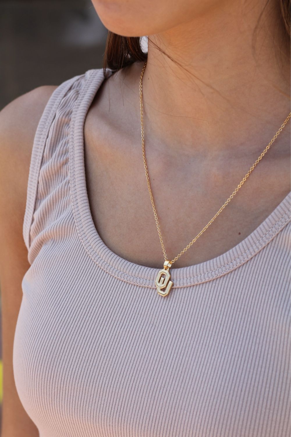 OU Logo Necklace