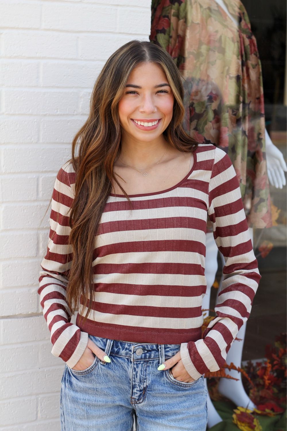 Seamless Stripe Top