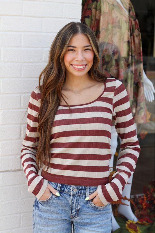 Seamless Stripe Top