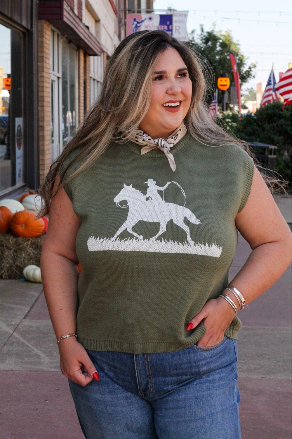 Wyoming Cap Sleeve Sweater