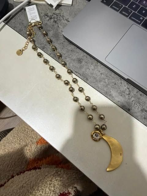 17&quot; Moon Necklace