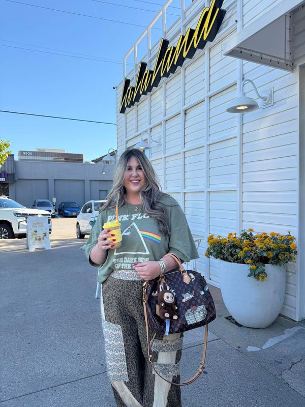 Leopard Barrel Pants