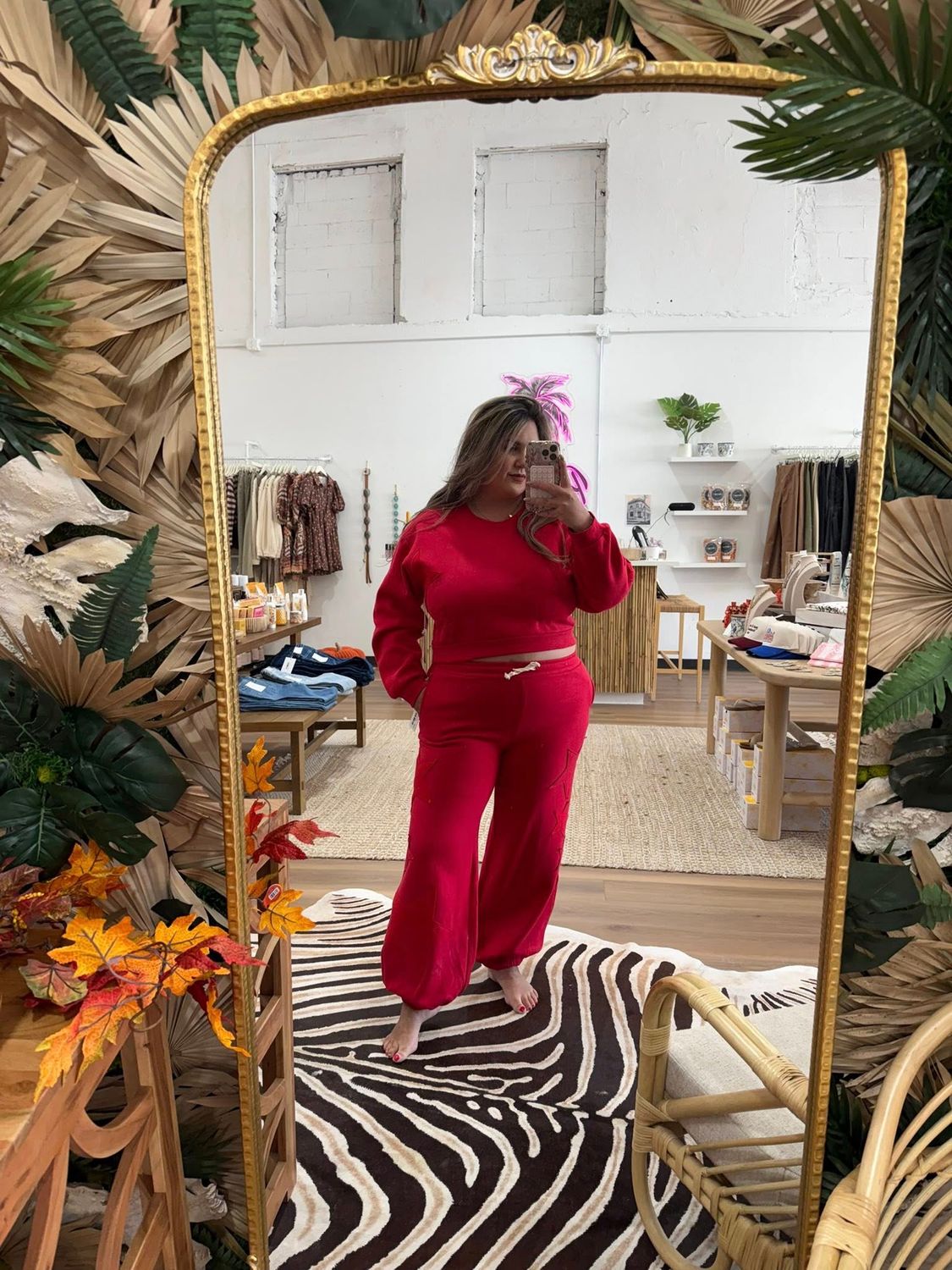 Scarlet Star Fleece Joggers