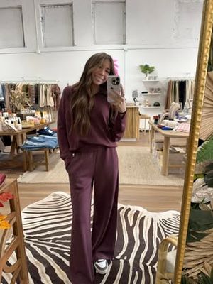 Merlot Cloud Flare Pants