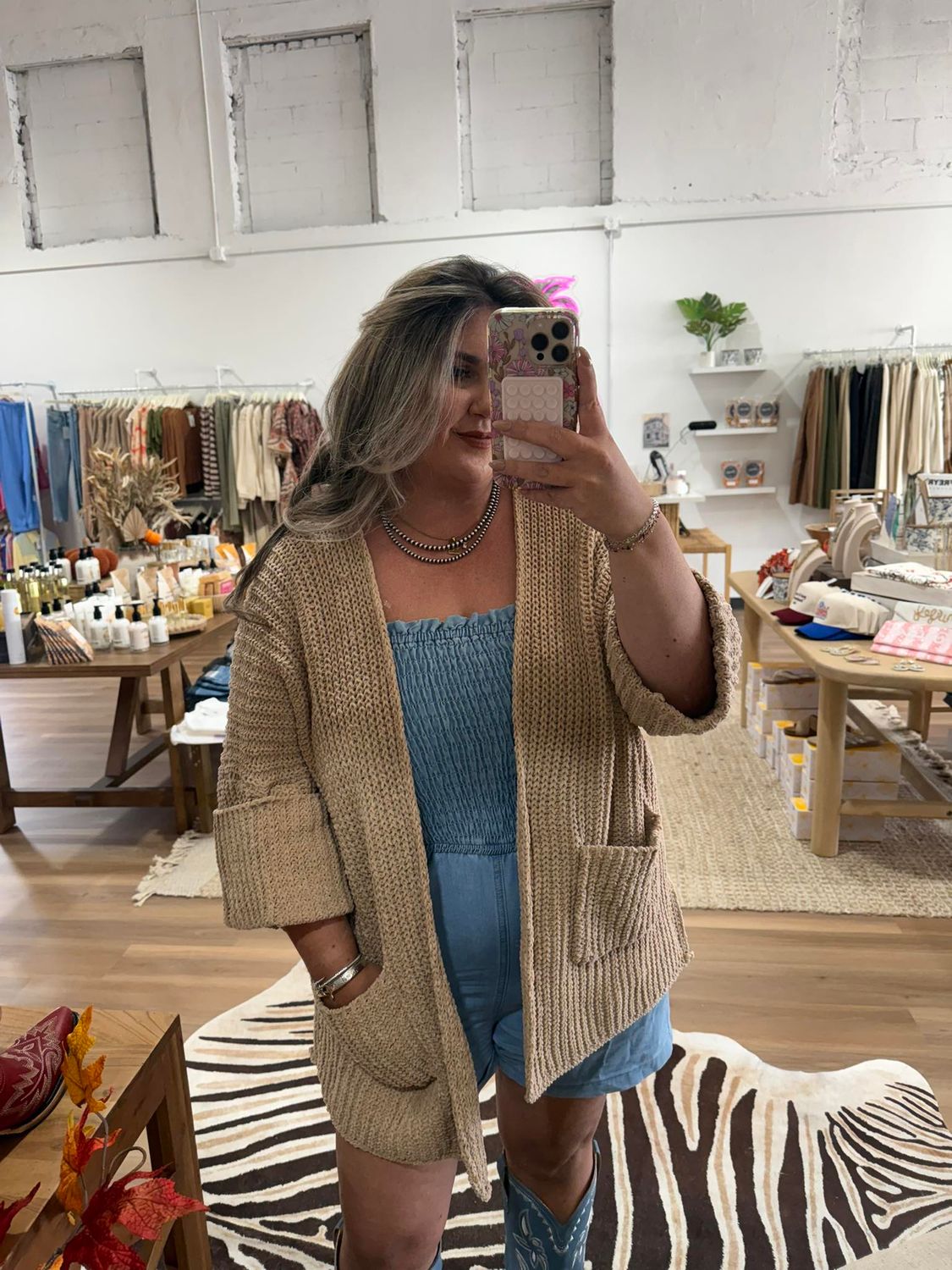 Cozy Knit Open Sweater