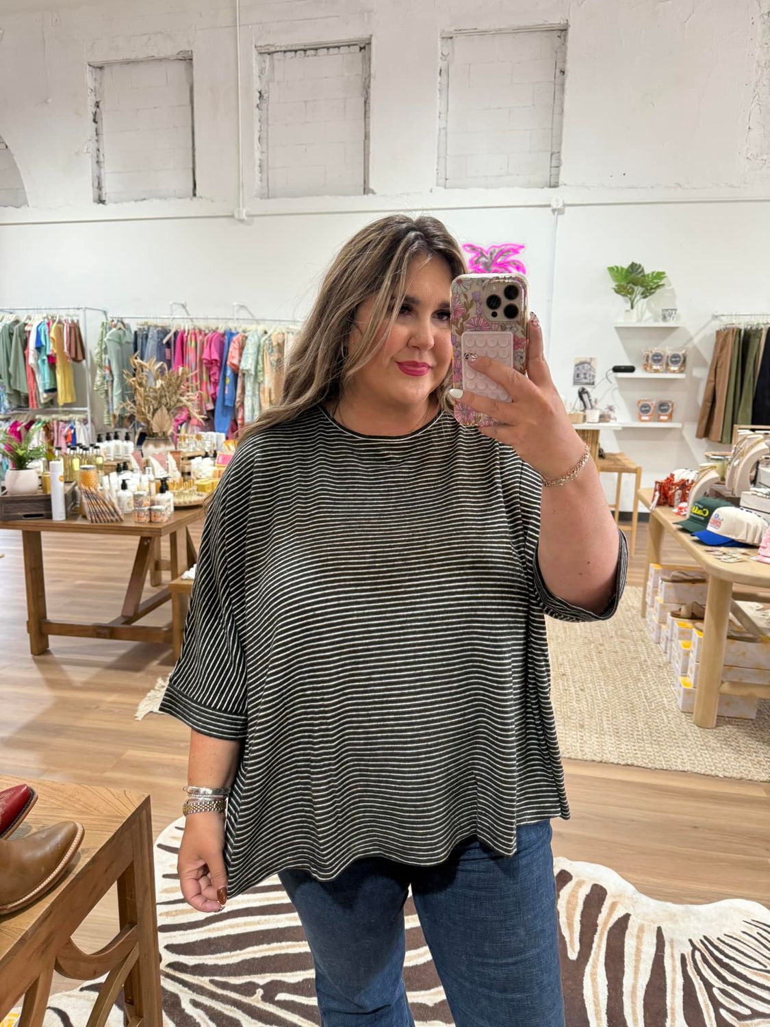 Striped Oversized Tee