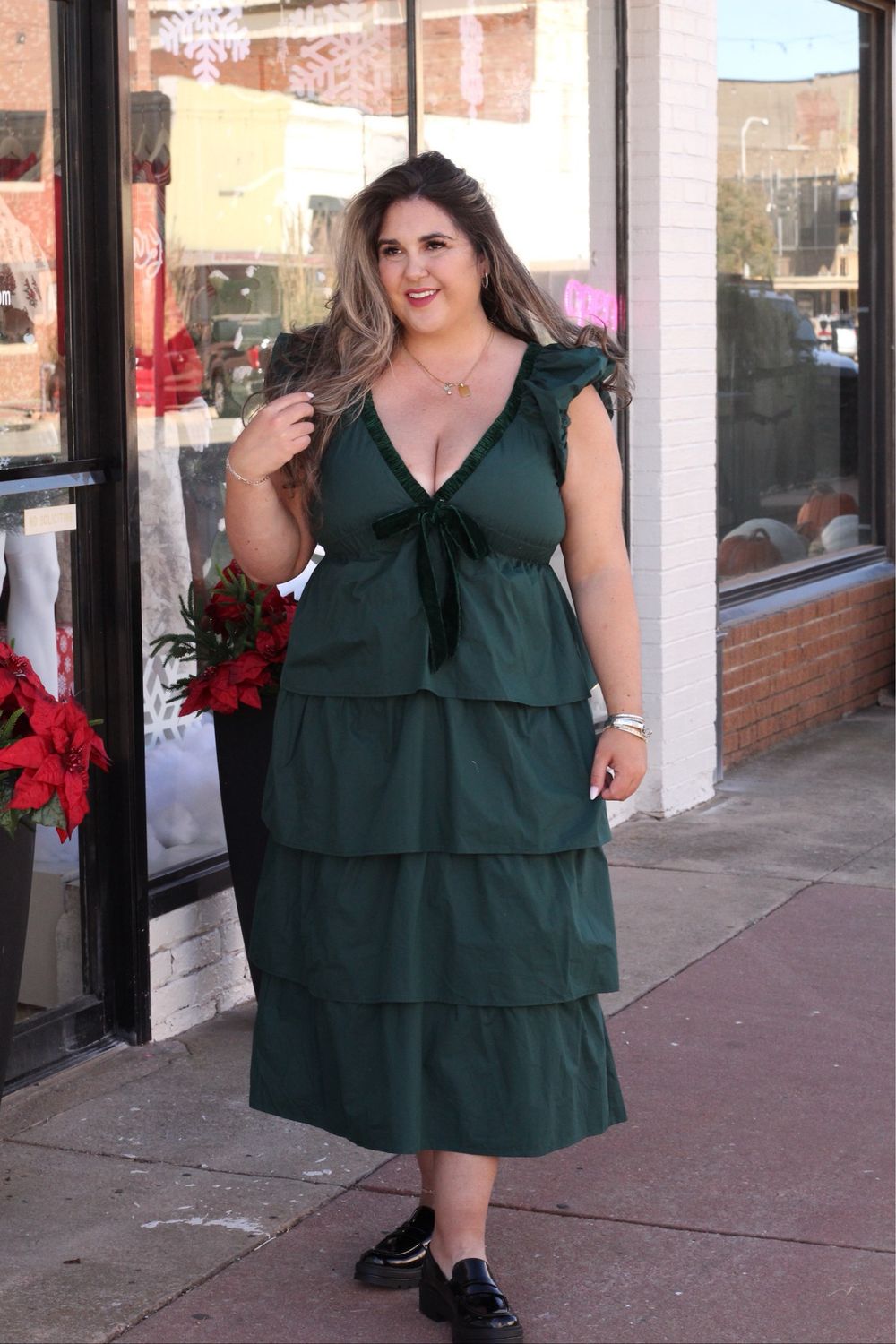 Pine Tree Layered Dress