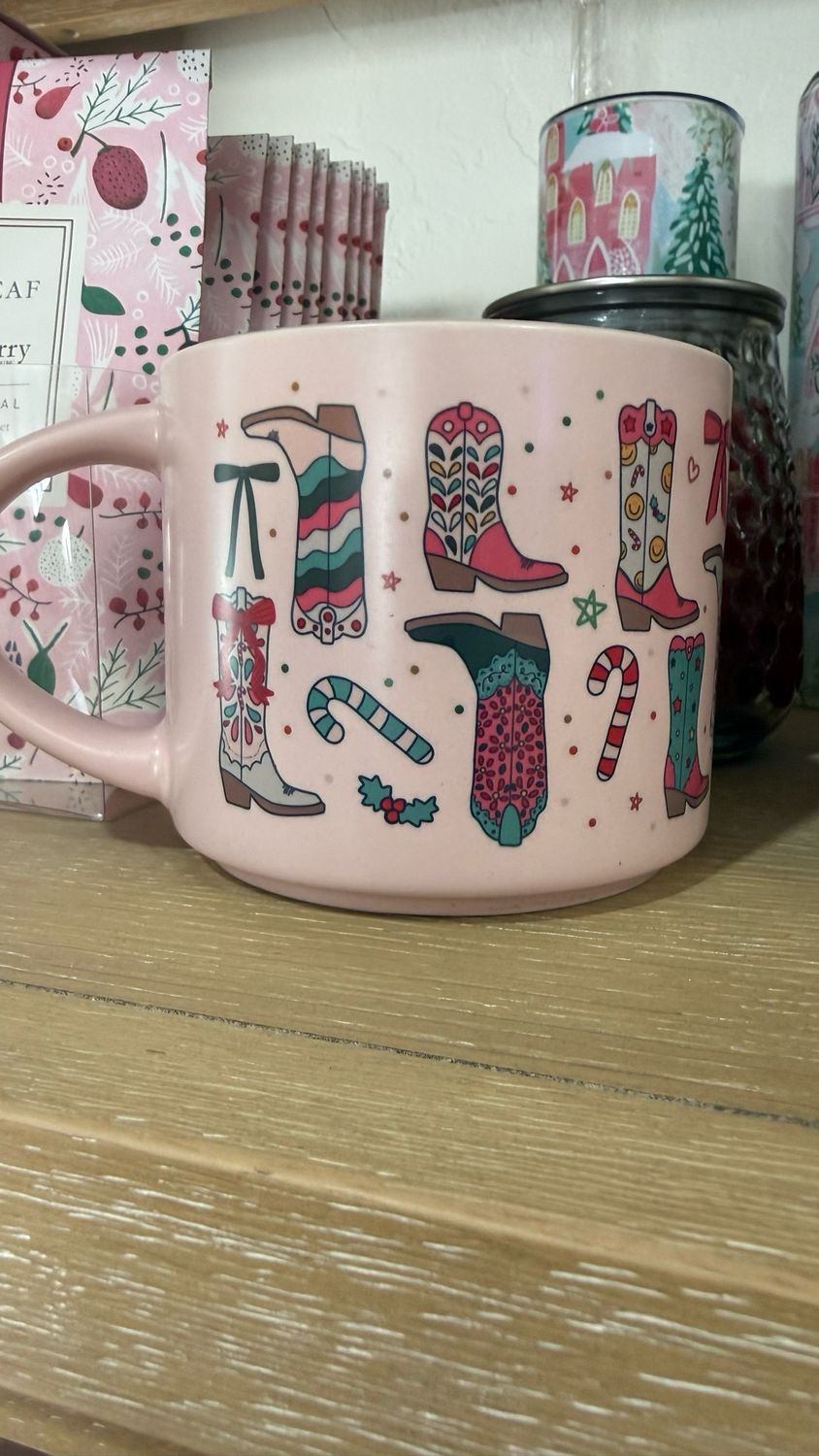 Cowgirl Christmas Mug