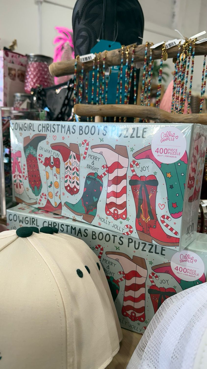 Cowgirl Christmas Puzzle