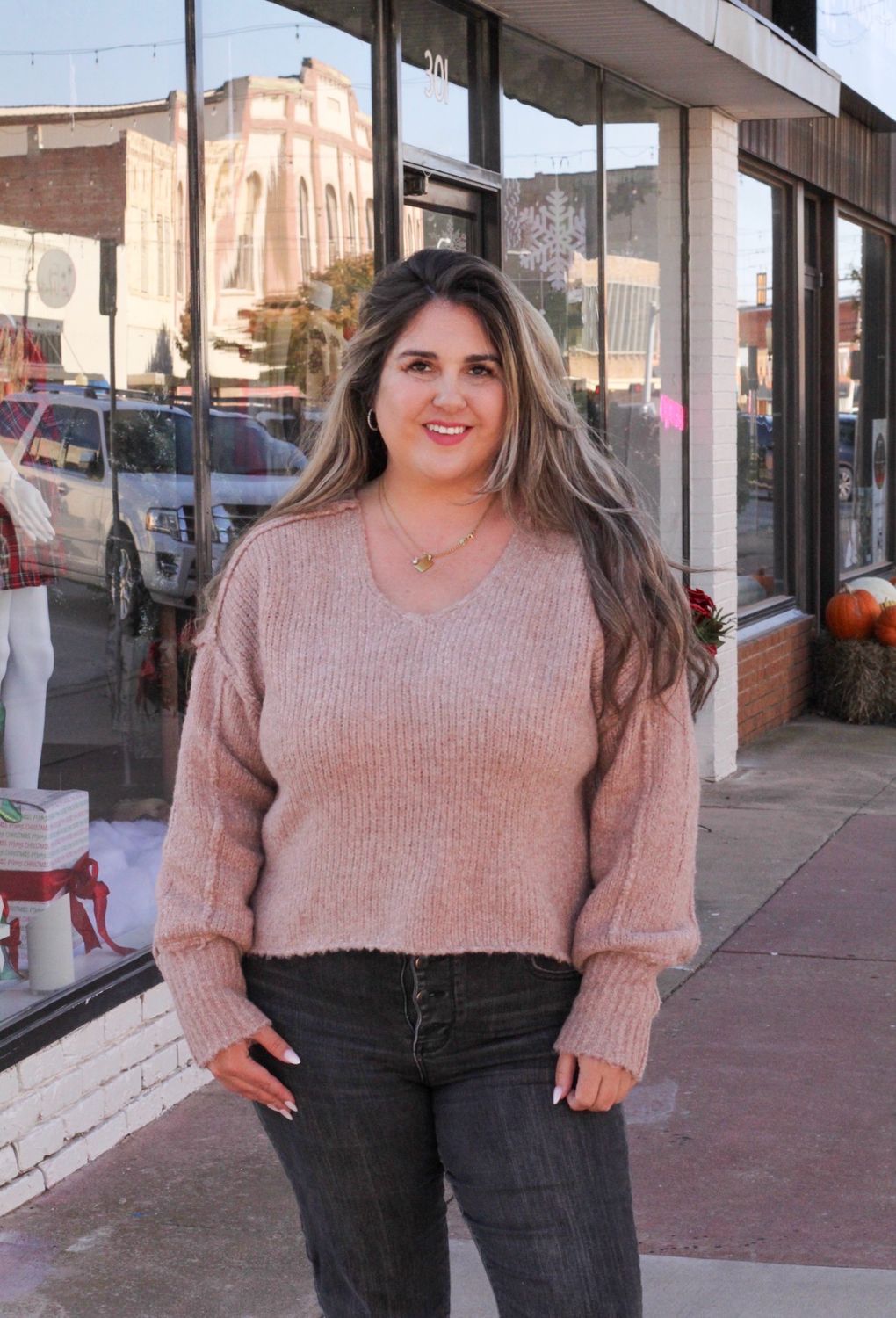 Mocha Oversized Sweater