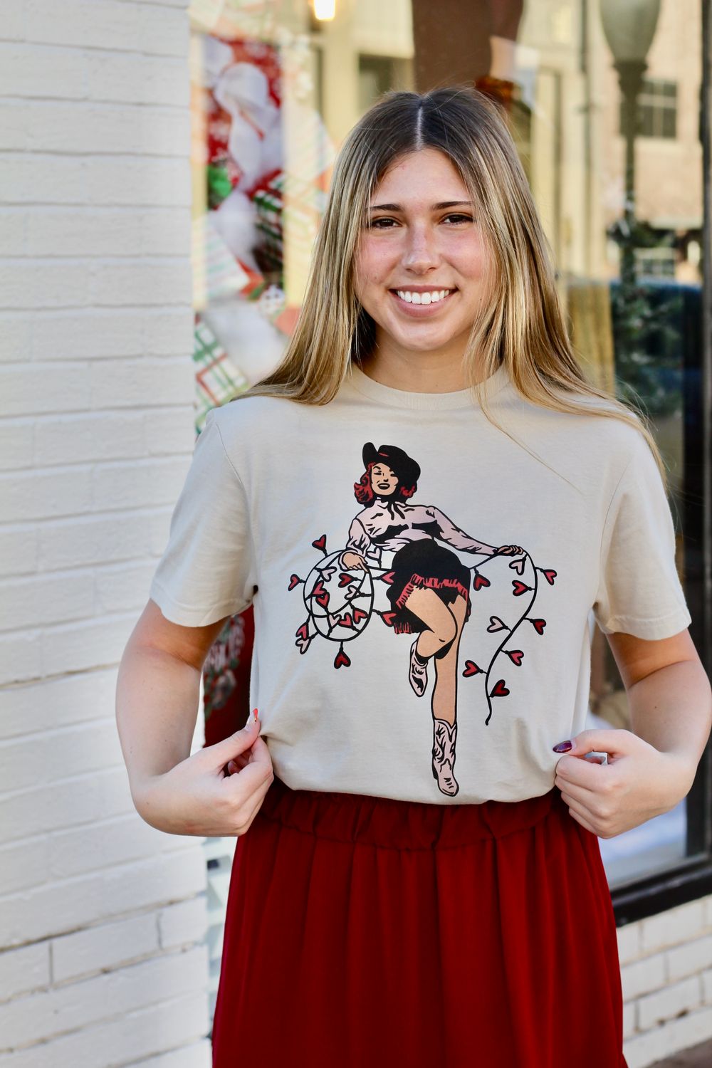 Valentines Cowgirl Tee