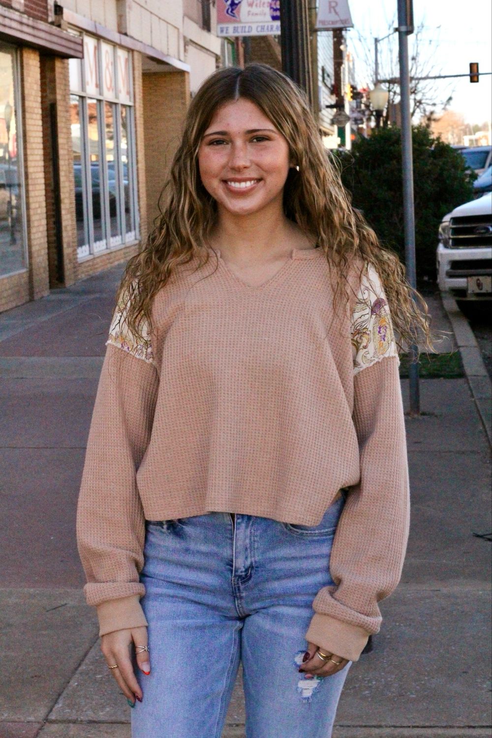 Honey Oat Waffle Top