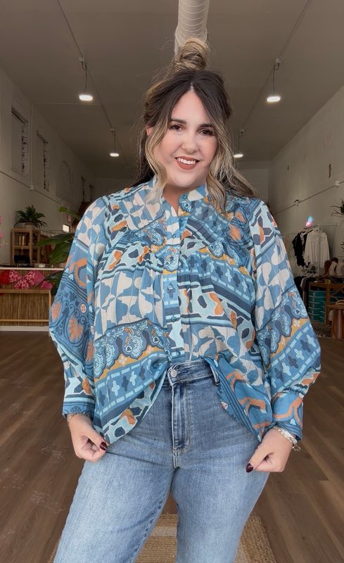 Cobalt Geometric Top