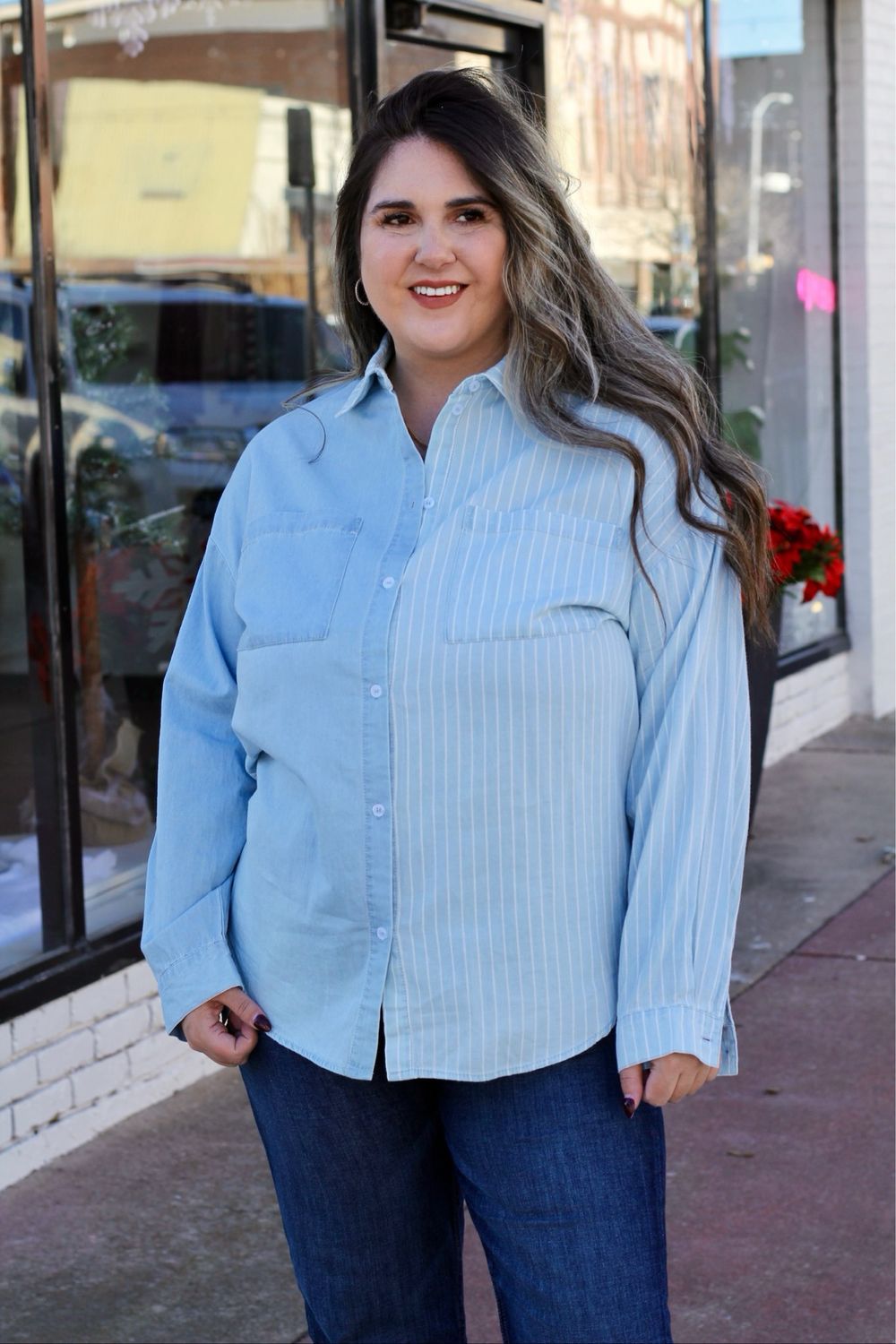 Denim Button Up Shirt